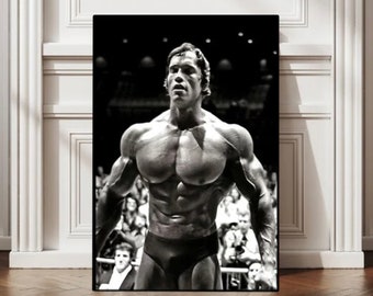 アーノルド シュワルツェネッガー 名言アート サイン入り写真プリント