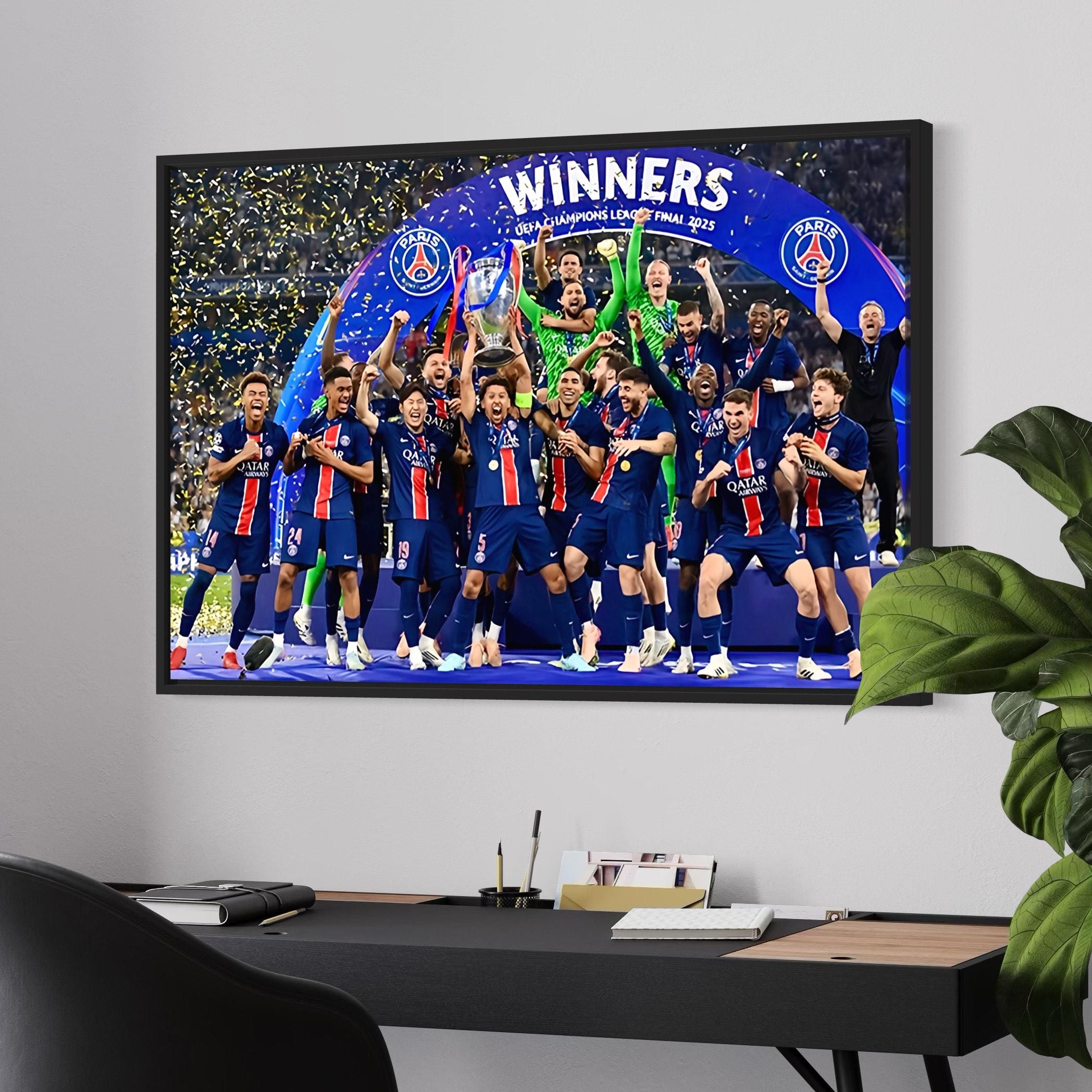 Paris Saint Germain Champions League victory 2025 - PSG Champions League table - PSG poster