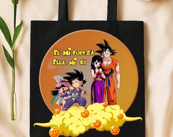 Elle est ma force, il est mon ki, sweats à capuche, design numérique png, sublimation, dtf, sac fourre-tout à téléchargement instantané, art japonais gif, design anime.