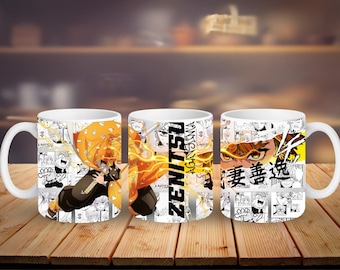 mug de temática de anime, diseño digital para taza de café ,envoltura de taza de café,  diseños de anime, ideal para sublimar, dtf, regalo