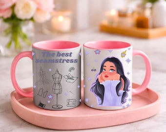 Mug à sublimation PNG, Couturière, Phrase humoristique, Cadeau pour couturière, quilteuse, Téléchargement numérique | Modèle de sublimation, Mug couture, GIF