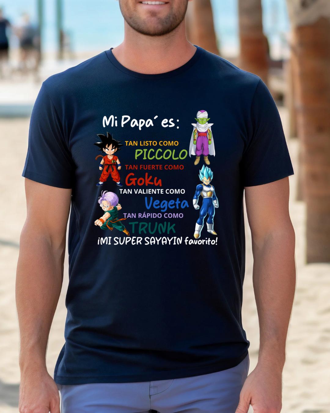 Dragon Ball Camisas Padres Papa E Playeras Personalizadas De