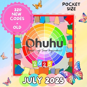 Ohuhu Honolulu 320 Marker Swatch Sheets, Chromatic Color Order, DIY Organized Color Palette Chart, Color Test Sheets, PDF Coloring Printable