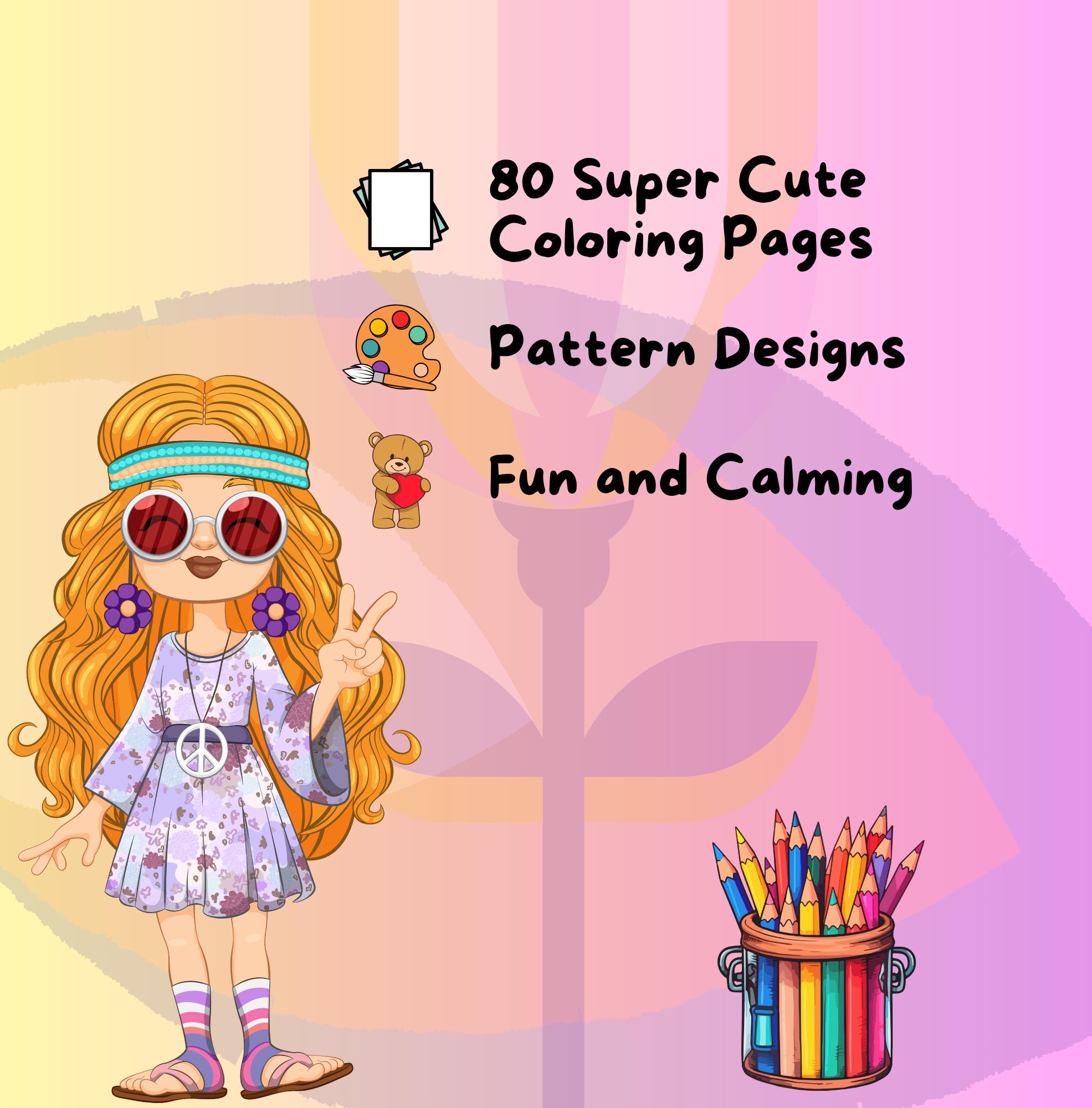 Satisfying Patterns Coloring Book | Beginner Bold & Easy Cute and Comfy ...