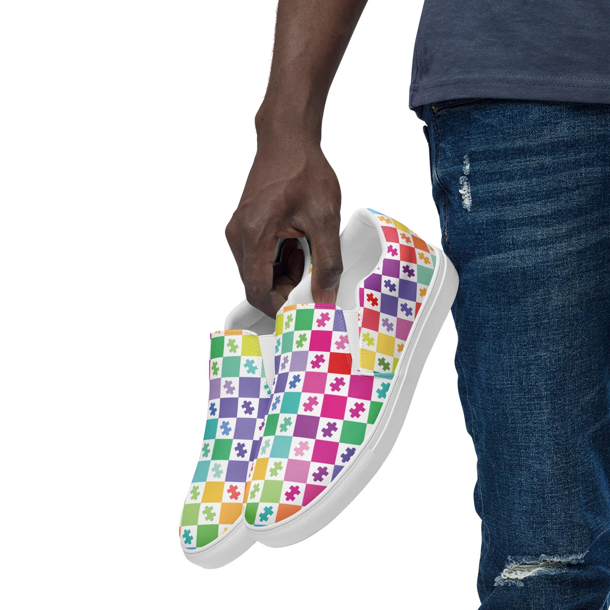 Puzzle Sneakers - Etsy