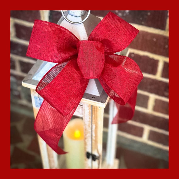 how to tie a bow on a lantern