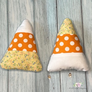 Fall Ornaments Candy Corn Wreath Picks Fabric Candy Corn Wreath Attachments Fall Home Decor Tiered Shelf Accent Halloween Decorations