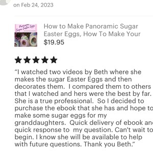 How to Make Panoramic Sugar Easter Eggs, How To Make Your Own sugar eggs eBook, The Ultimate Guide to Sugar Eggs image 9