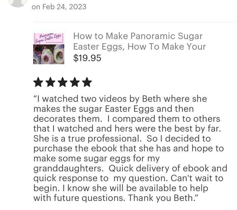 How to Make Panoramic Sugar Easter Eggs, How To Make Your Own sugar eggs eBook, The Ultimate Guide to Sugar Eggs image 9