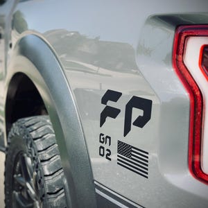 Ford Raptor FP Gen 1, Gen 2, Gen 3, Gen 3.5 Vinyl Decal
