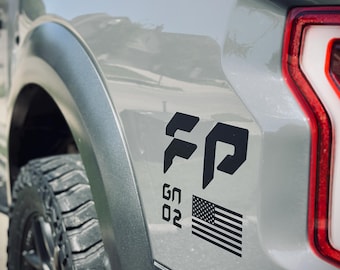 Ford Raptor FP Gen 1, Gen 2, Gen 3, Gen 3.5 Vinyl Decal