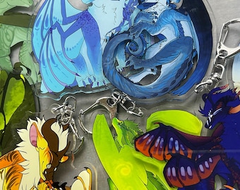 ARC 3 CHARACTERS [Wings of Fire] 3" Acrylic Charms