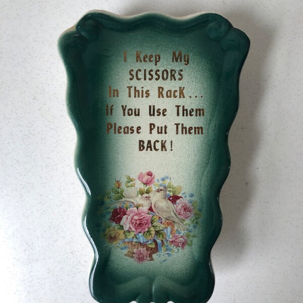 Wall Scissor Holder Etsy