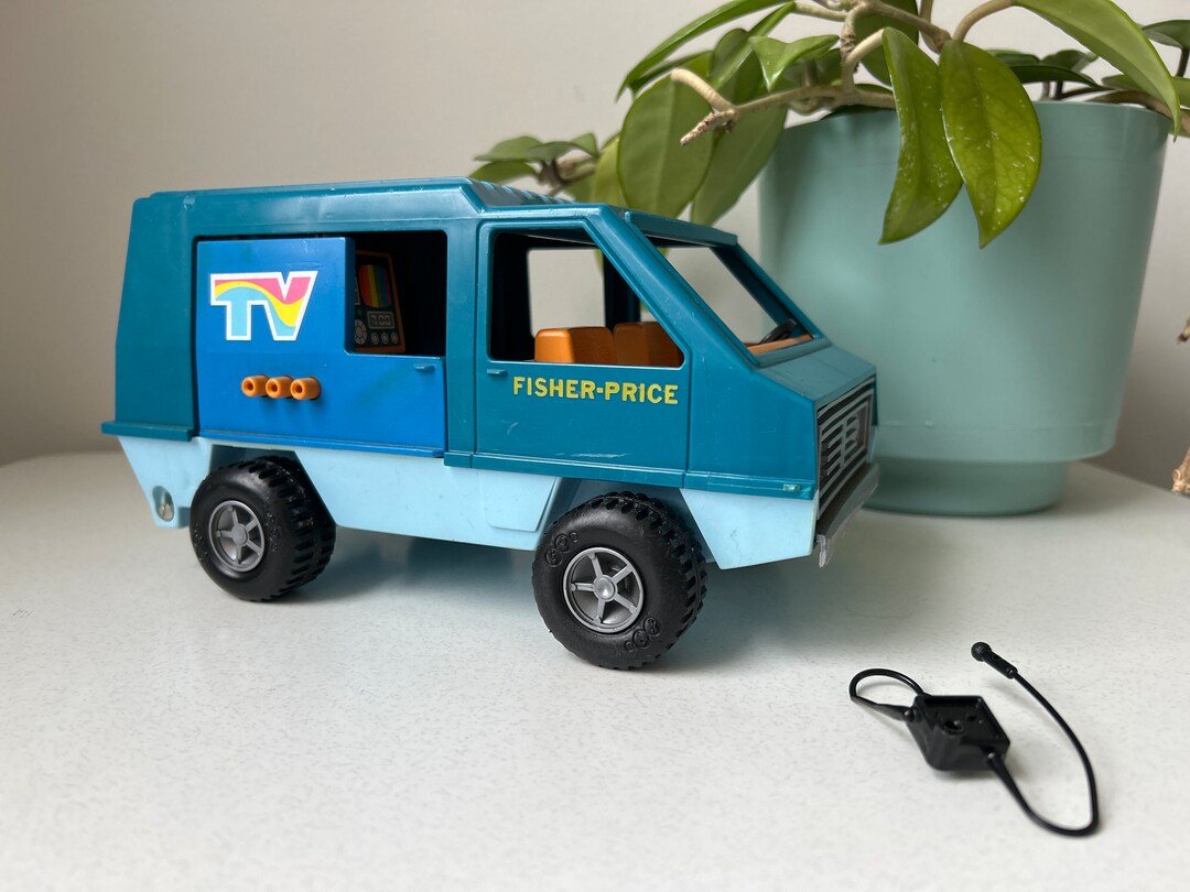 Fisher Price 1977 Vintage Mobile TV Unit 309 Van Etsy