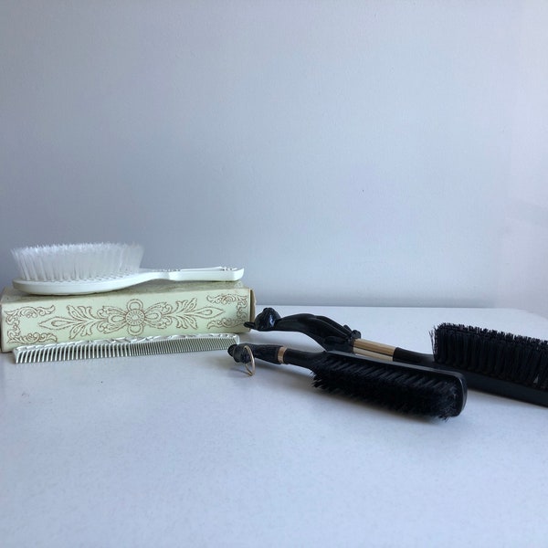 Vintage Avon Hair Brushes Etsy