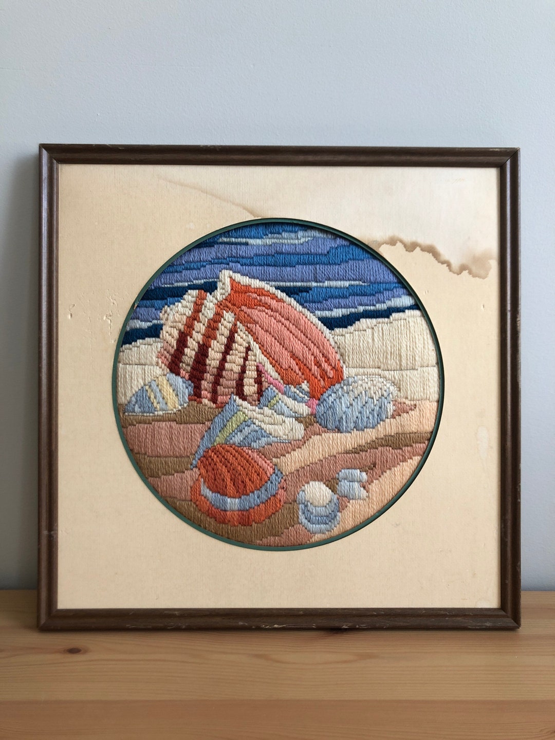 Papier peint, Bateaux de pêche sur la plage - V. van Gogh 350x245