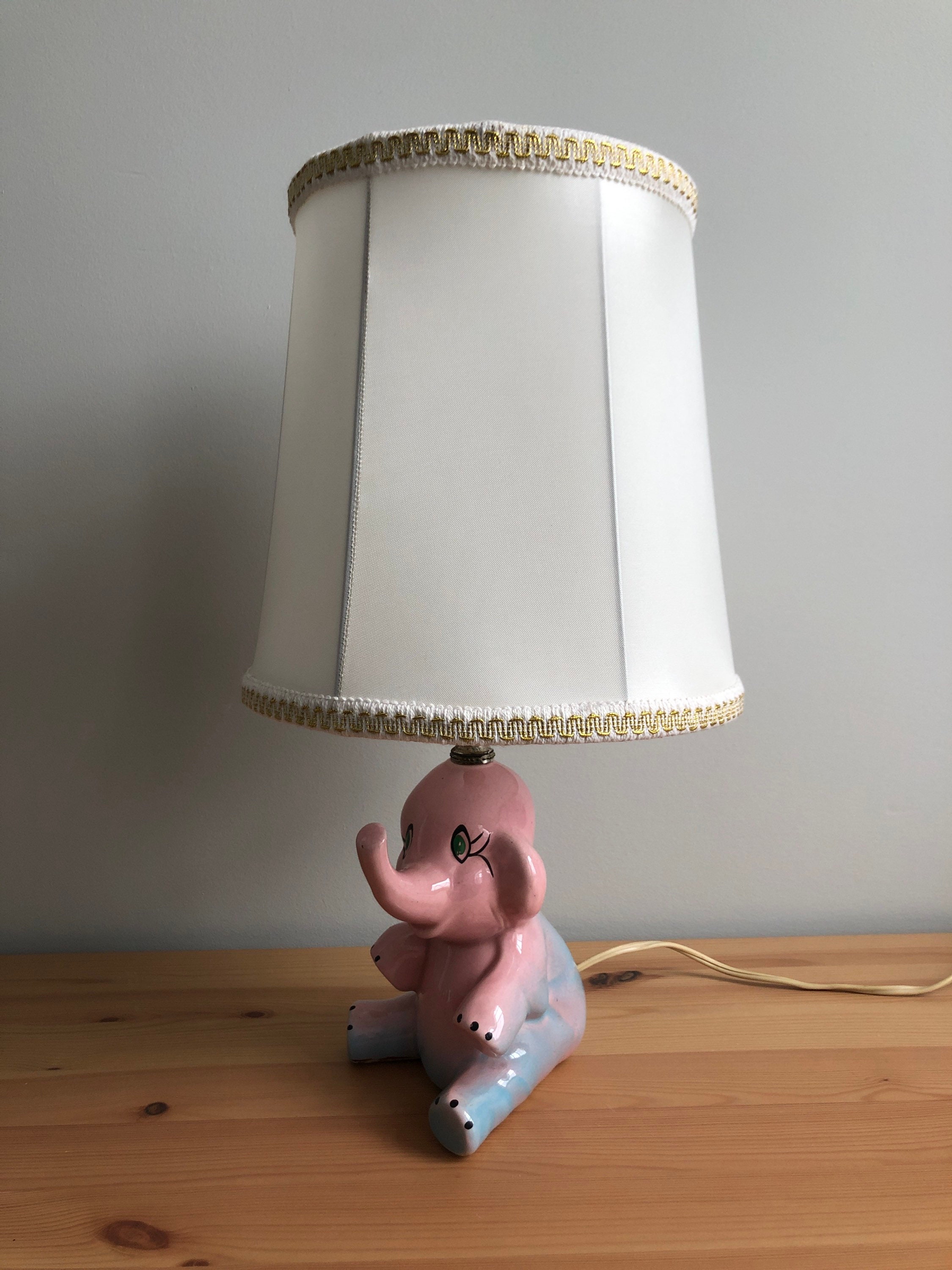 Elephant lamp store nursery