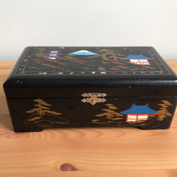 Japanese Jewelry Box Etsy