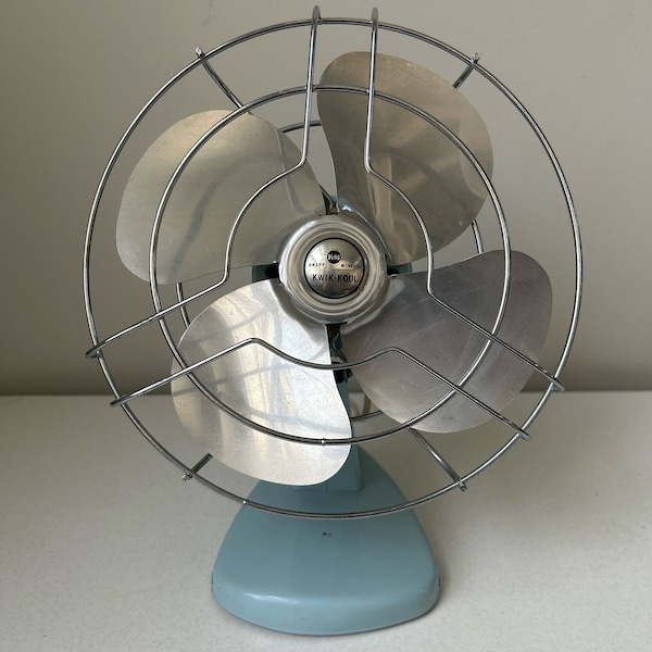 Vintage Knapp Monarch Kwik Kool Electric Table Fan