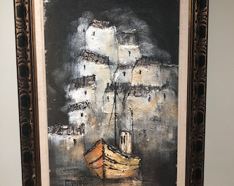 Vintage Original Oil Painting by Eddy Doorenbos