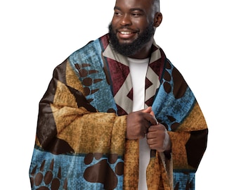 Manta Sherpa de oso nativo