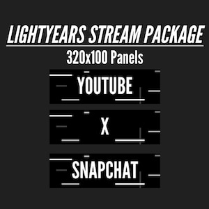Lightyears Stream Package | Galaxy, Sci-fi, Space | 4 Overlays /w Panels | 1920x1080 | Twitch, Kick, Youtube, Etc.