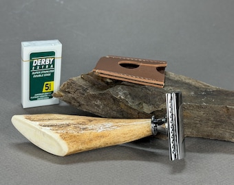 Handmade The Antler - Safety Razor