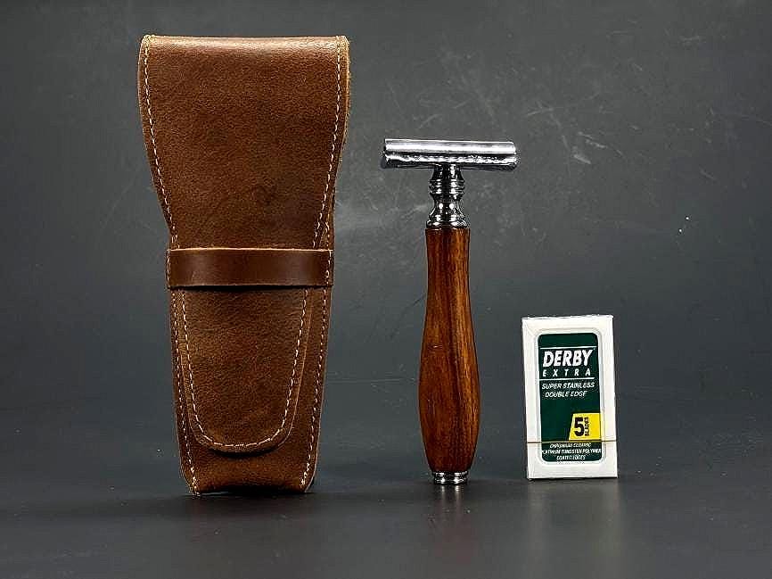 Leather double edge razor cases - Etsy 日本