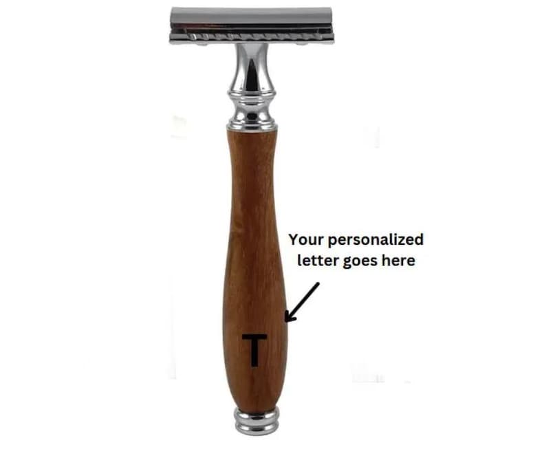 Personalized Shaving Gift Idea for Men Wood Shave Set Wet Shave Kit ...