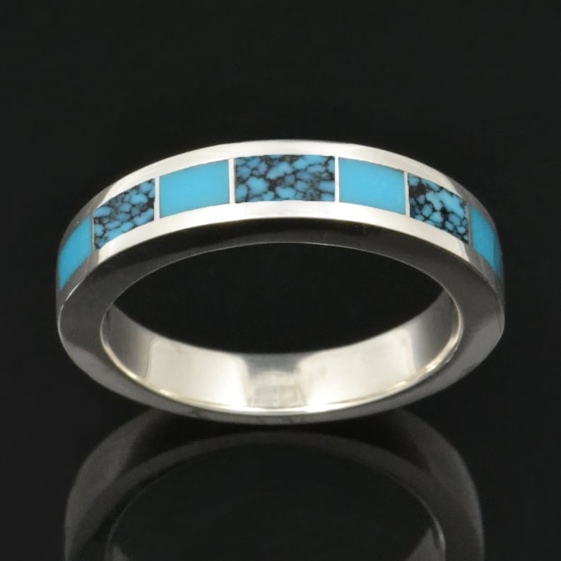 Turquiose Inlay Ring main image 0