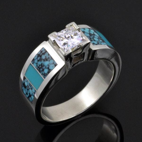 Turquoise Engagement Ring - Etsy