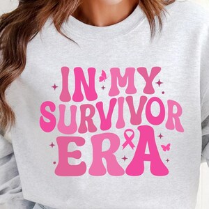 Moletom de conscientização sobre o câncer de mama da Survivor Era