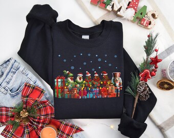 Christmas Chickens Shirt, Funny Christmas Chicken Shirt, Xmas Gift, Christmas Farm Sweatshirt, Holiday Season Shirt, Farm Lover Gift