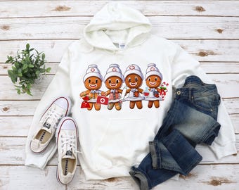Nurse Christmas Lights Tee, Christmas Nurse Shirt, Xmas Gift For Nurse, Holiday Nurse, Gingerbread Nurse, Christmas Lights Shirt