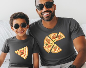 Matching Fathers Day Pizza Ornament, Dad and Baby Slice, First Father's Day Gift, Daddy and Me, Father Son, Family Keepsake, Father's Day