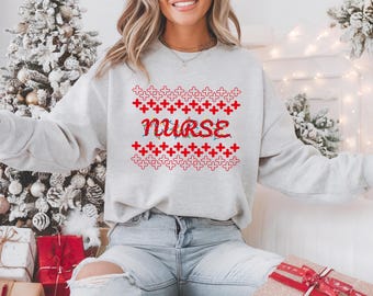 Nurse Christmas Lights Tee, Christmas Nurse Shirt, Xmas Gift For Nurse, Holiday Nurse, Cute Nurse Christmas Tees, Christmas Lights Shirt