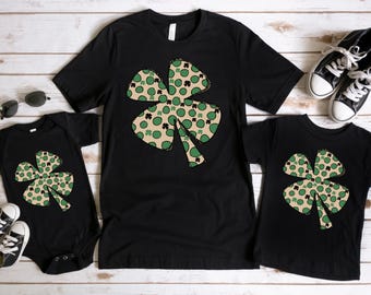 Leopard Shamrock Sweatshirt, Cute St Patricks Day Sweatshirt, Womens Lucky Sweatshirt, Lucky Sweatshirt, Irish Shirt, Four Leaf Clover