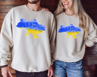Map of Ukraine shirt, Ukraine shirt Heart, Ukraine Flag Shirt, Peace In Ukraine Shirt, Stop War Tshirt, No to war, Ukraine tee women