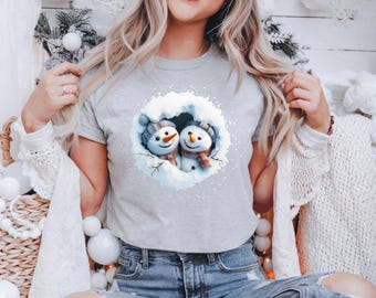 Snowman Sweatshirt, Snowman Tee, Snowman T-Shirt, Christmas Sweater, Funny Christmas Shirt, Merry Christmas Shirt, Family Christmas