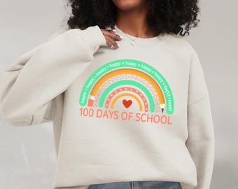 100 Days Of School Shirt, 100 Days Brighter Shirt, Teacher Shirt, 100th Day Of School, Back To School Shirt, Teacher Appreciation Shirt