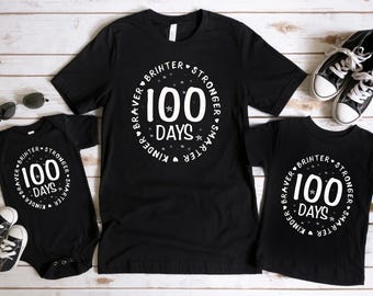 100 Days Of School Brighter Sweatshirt, Happy 100 Days Of School, Teacher 100th Day Of School Shirt, 100 Days Kinder Shirt, School Shirt