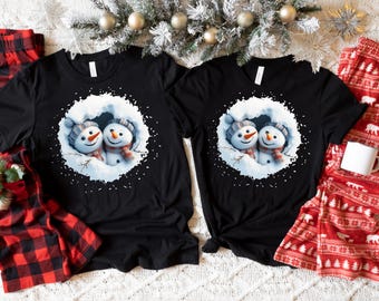 Snowman Sweatshirt, Christmas Sweatshirt, Snowman Tee, Snowman T-Shirt, Christmas Crewneck, Christmas Sweater, Christmas Shirts for Women