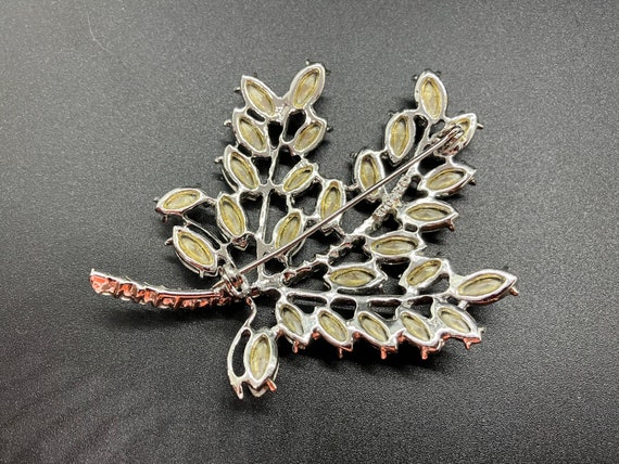 Vintage Dodds Shimmering AB Brooch - image 5