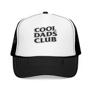 Cool Dads Club Hat Personalized Dad Hat, Dad Birthday Gift, New Dad Gift, Gift For Husband, Trucker Hat, Leather Patch Hat, Custom Hat