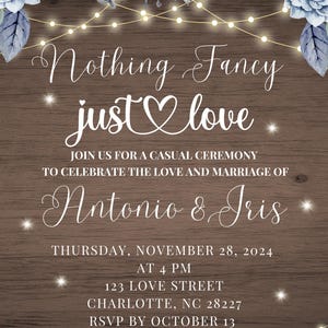 Elegant Floral Wedding Invitation Template