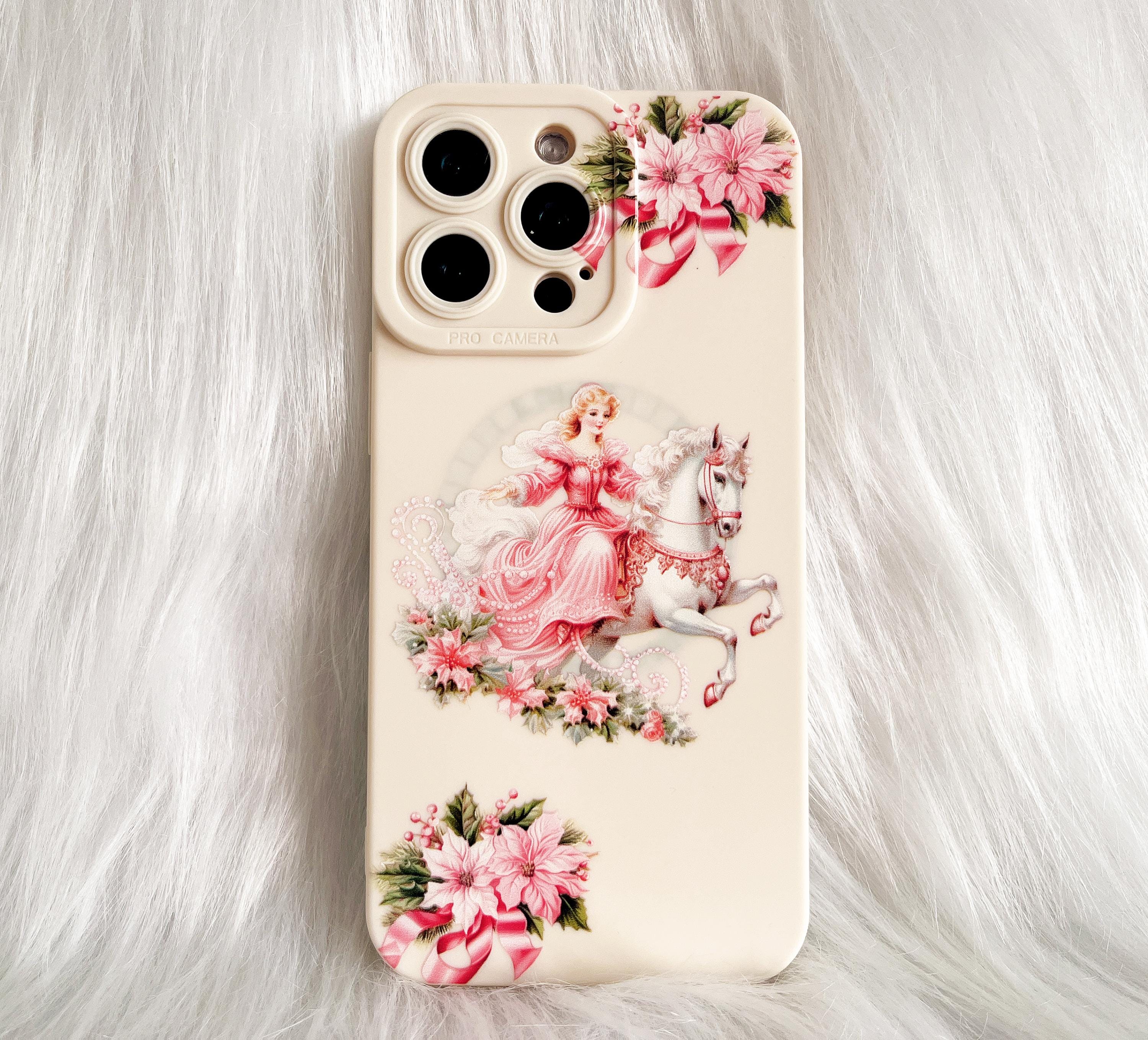 Magsafe Retro Princess,horse,fairie,flower,soft Magnetic TUP Case