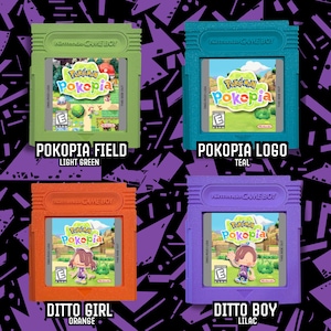 Retro Inspired Poke Game Case - Gameboy Nintendo Switch / Switch 2 OR DS/3DS Cartridge Display Case Storage