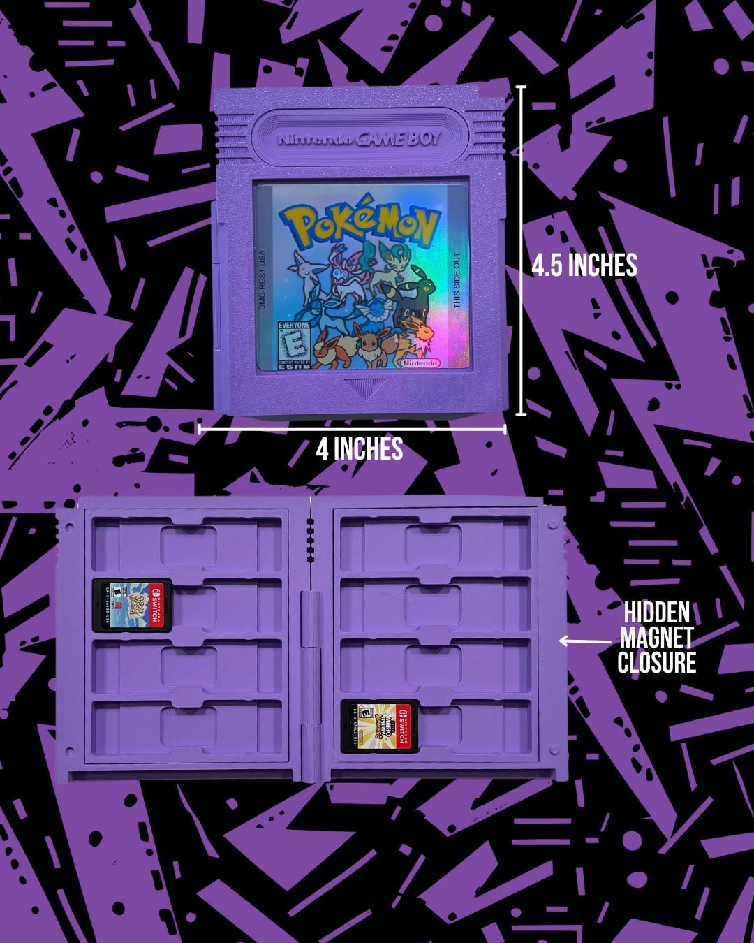 Retro Inspired Eeveelutions Switch Game Case - Gameboy Nintendo Switch ...