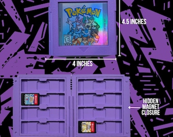 Retro Inspired Eeveelutions Switch Game Case -  Gameboy Nintendo Switch / Switch 2 OR DS/3DS Cartridge Display Case Storage