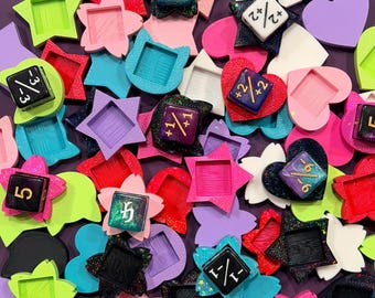 Dice Counter Marker | 16mm D6 Dice | Tabletop & TCG Accessory | 5 Pack